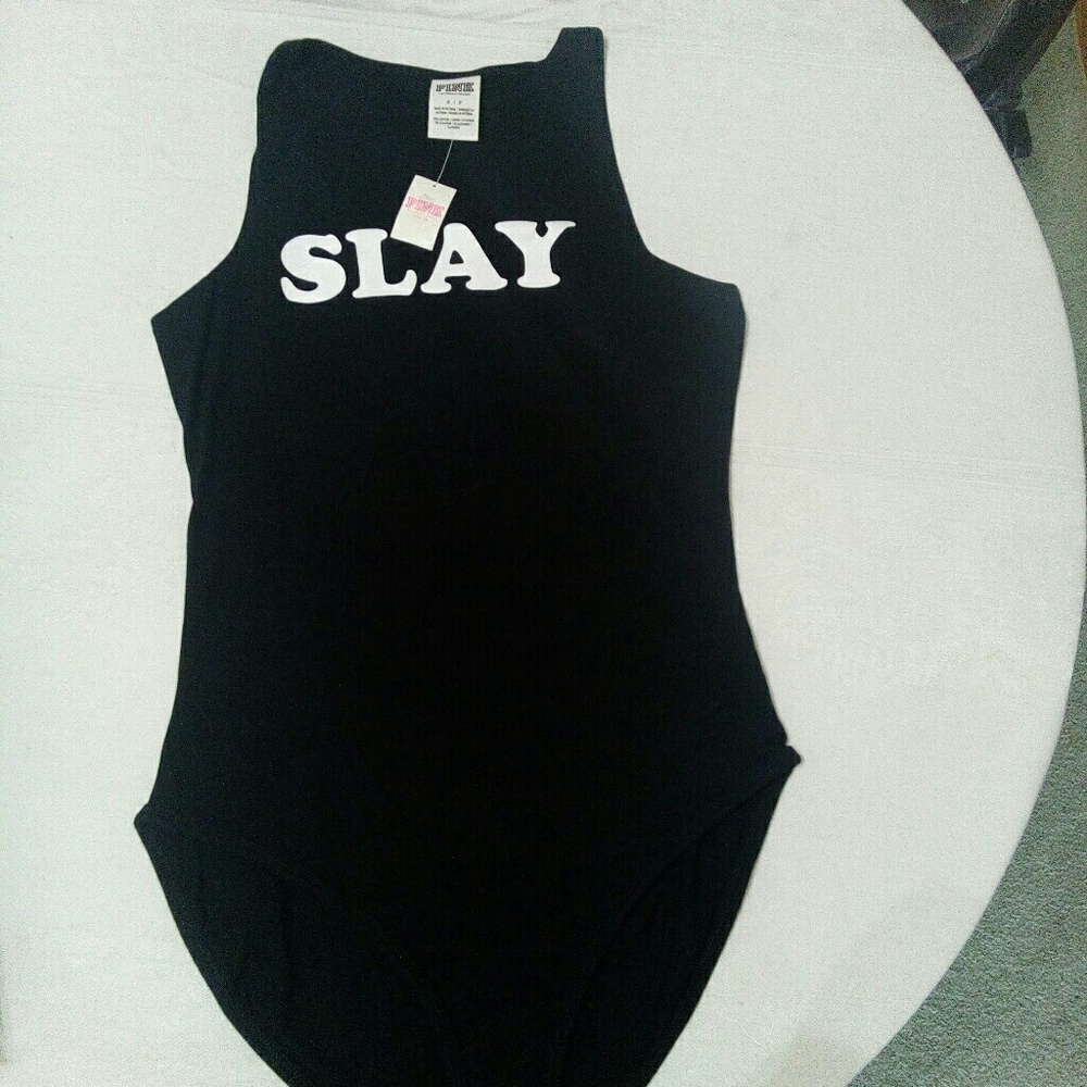 NWT VS pink SLAY bodysuit size XS - Picture 3 of 5